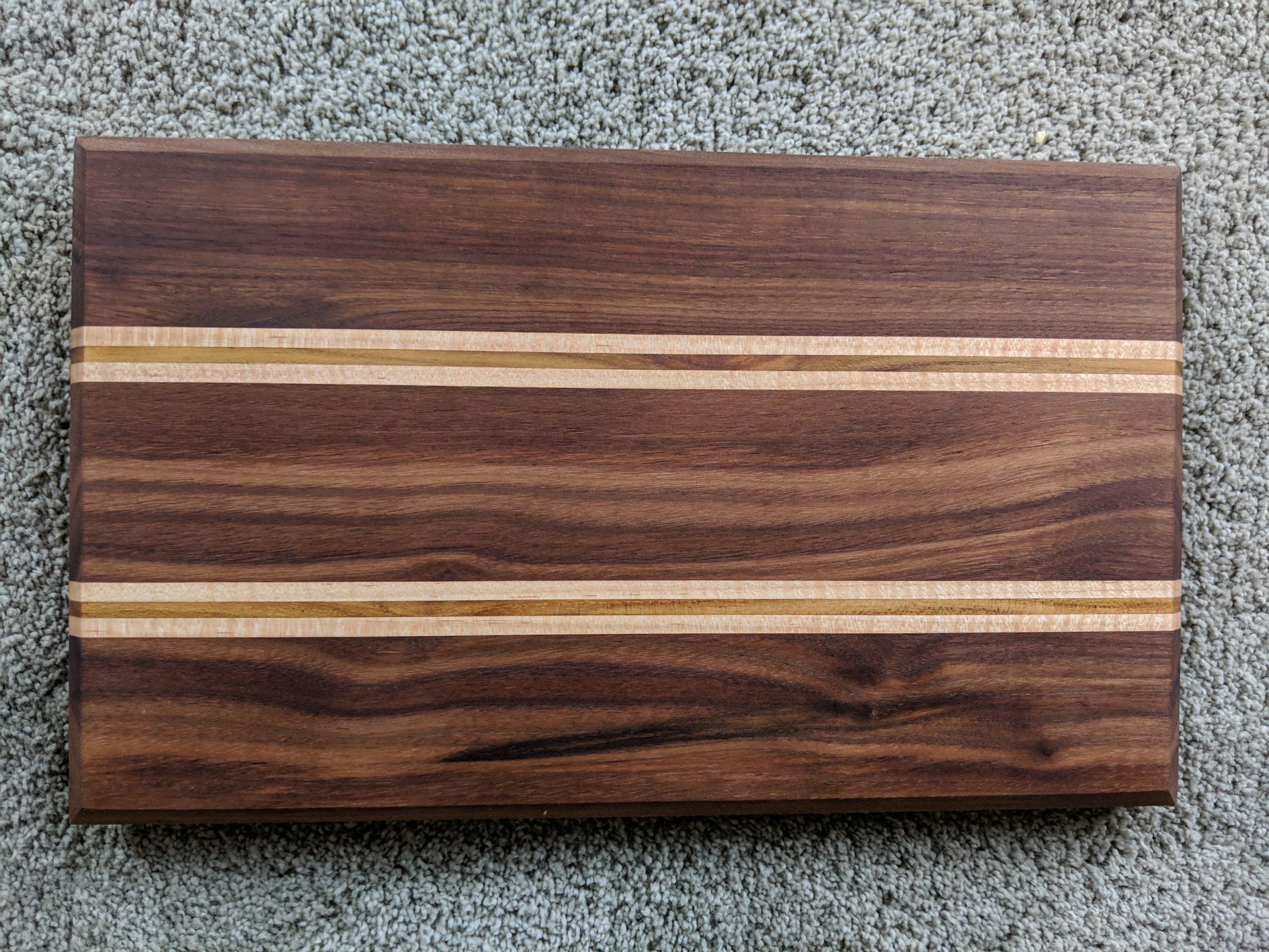 Medium Cutting Board - Walnut, Maple, Teak
